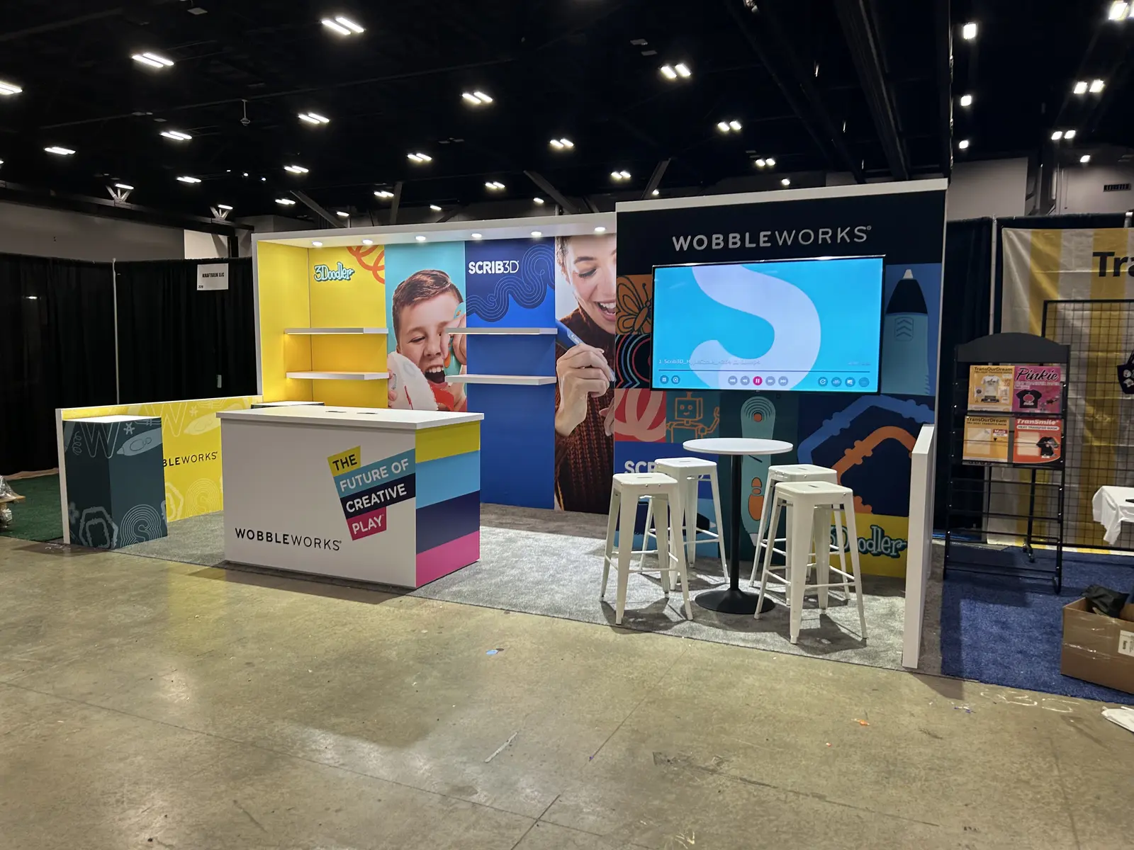WobbleWorks Trade show exhibit