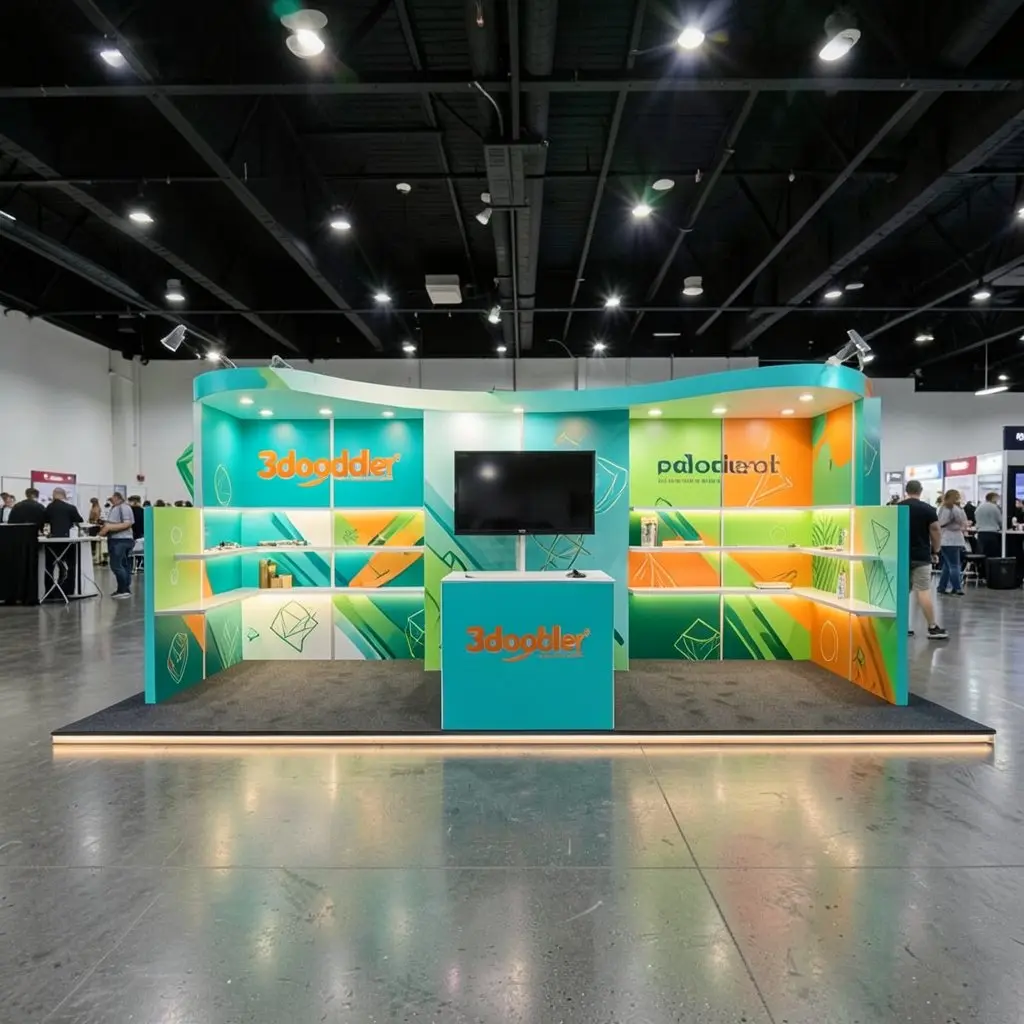 3Doodler Trade show exhibit project view 1